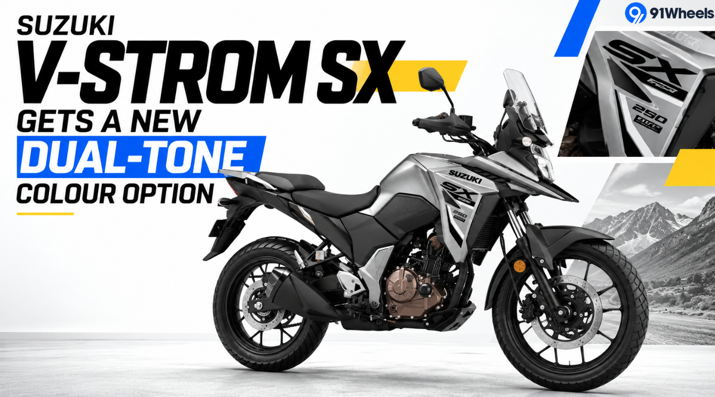 Suzuki V-Strom SX Gets A New Dual-Tone Colour Option